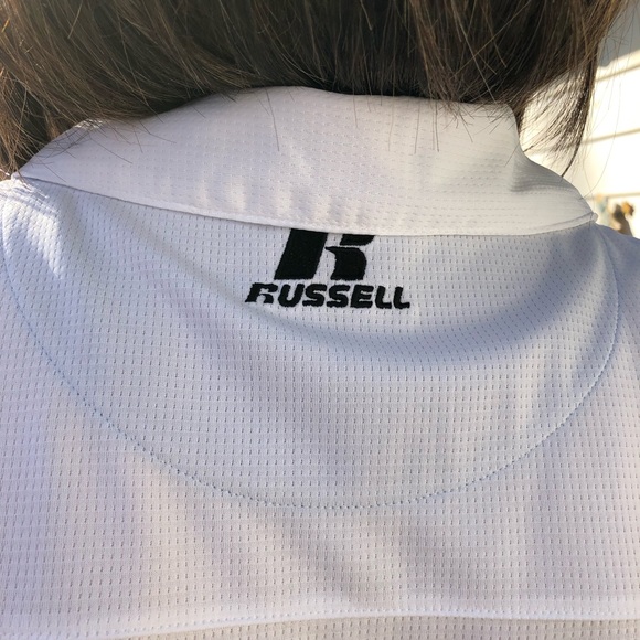 KU Jayhawk Polo by Russell Athletic Size Large - Picture 6 of 7